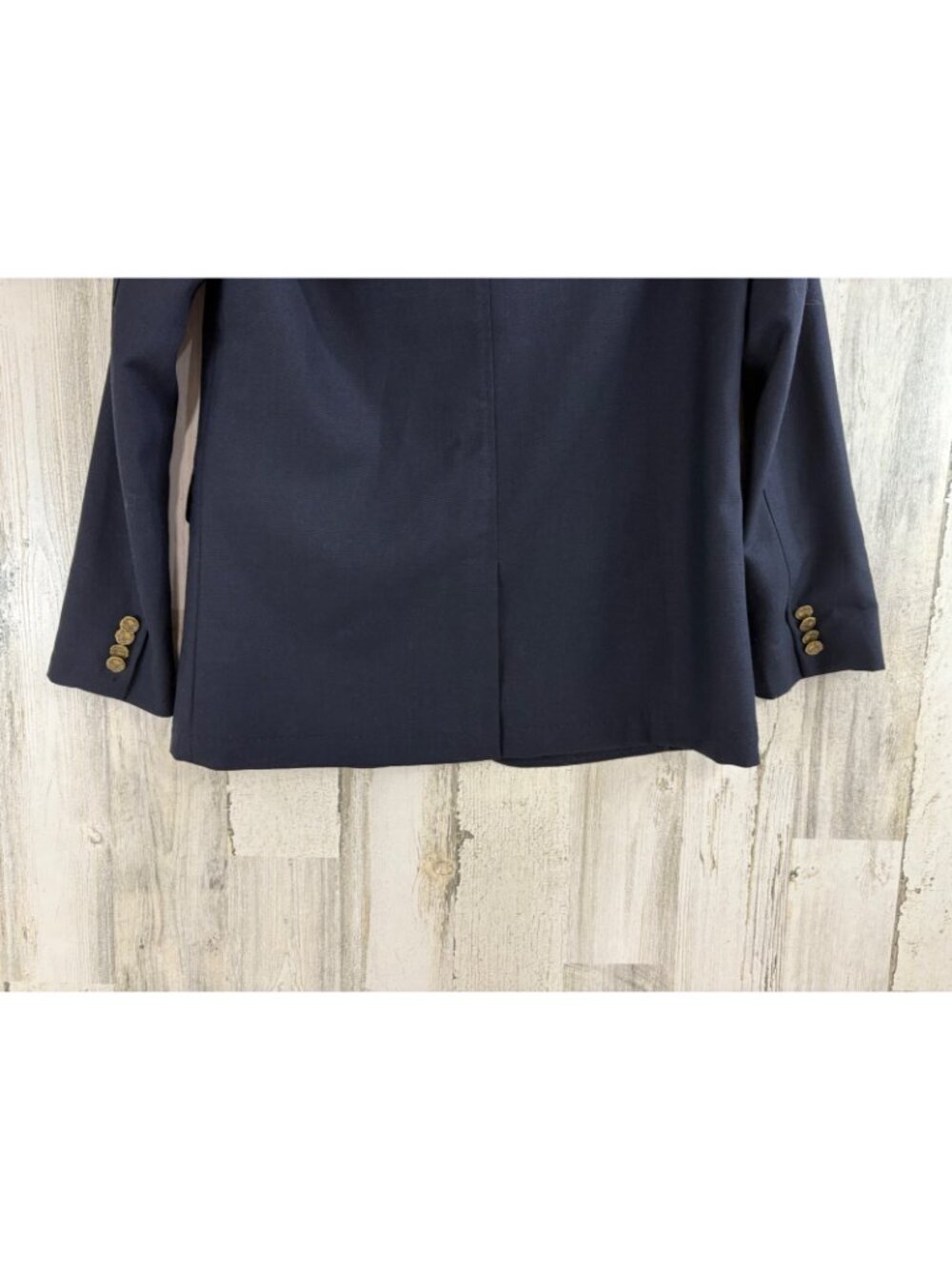 ANN MASHBURN Size S Ghost Blazer Navy Jacket EUC - Picture 12 of 16